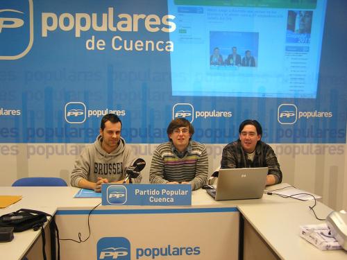 NNGG de Cuenca presenta su página web como nueva herramienta de contacto con los jóvenes conquenses