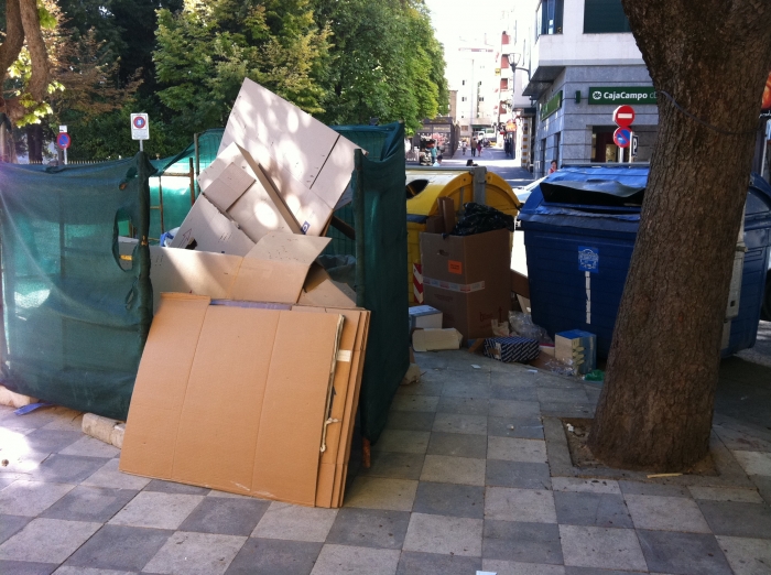 El Grupo Popular denuncia la suciedad de las calles de Cuenca