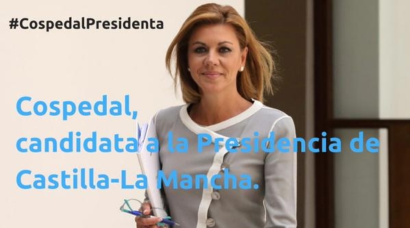 El Comité Electoral del PP de Castilla-La Mancha propone por unanimidad a María Dolores Cospedal como candidata a la Presidencia de la JCCM