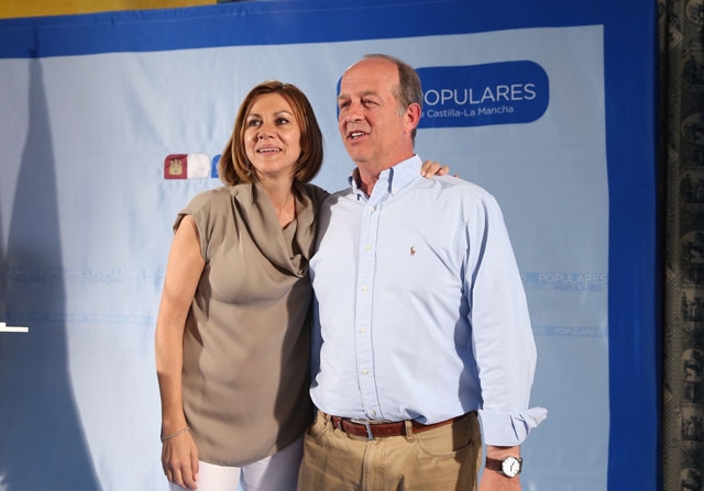 Cospedal: “Es el momento de apoyar, creer y confiar y, si se habla de confiar, hay que votar al PP” .