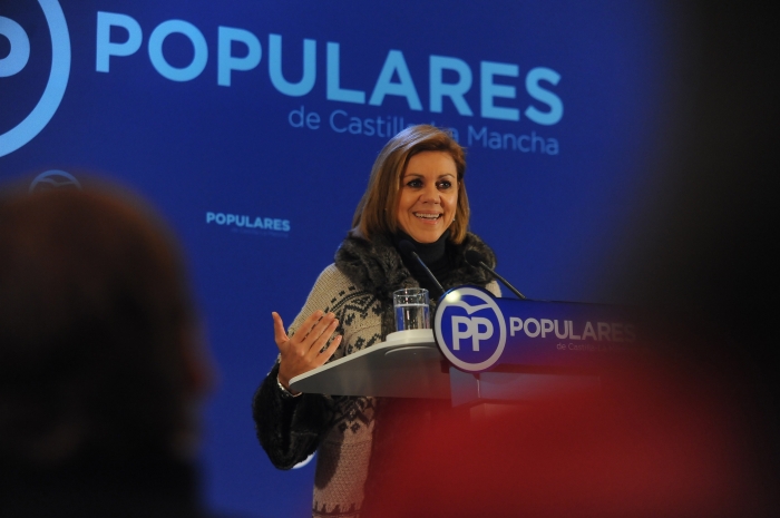 Cospedal reitera que el PP apoyará los presupuestos de la Junta si estos contemplan una bajada de  impuestos a los castellano-manchegos