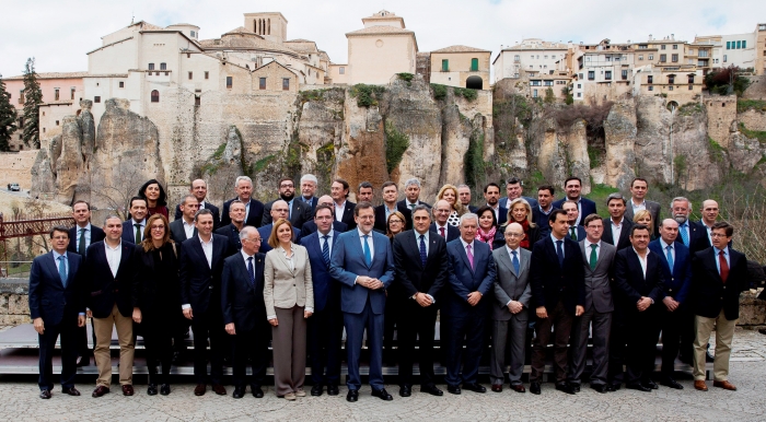 Rajoy en Cuenca: “El PP va a defender las diputaciones provinciales y el medio rural”