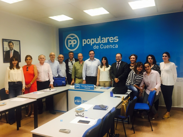 El PP de Cuenca celebra su primer Comité de Dirección tras la reelección de Prieto como presidente provincial