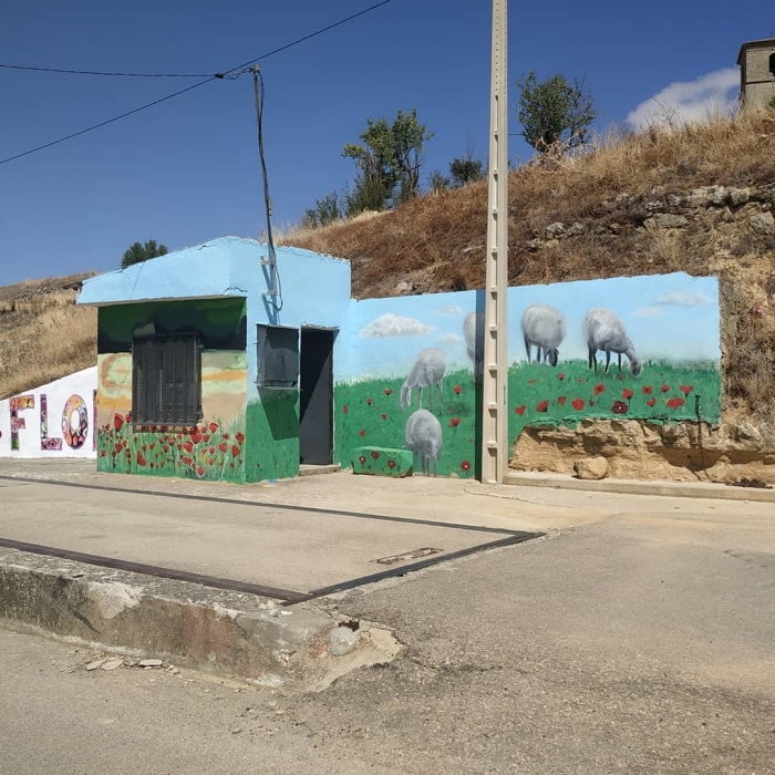 Huerta de la Obispalía pinta la ‘España Vaciada’ para reivindicar la belleza de nuestros municipios y de sus tradiciones