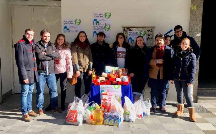 Nuevas Generaciones del Partido Popular recoge 1.000 kilos de alimentos en Cuenca capital