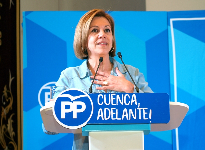  Cospedal resalta que la fortaleza del PP es la unidad de principios, objetivos y valores