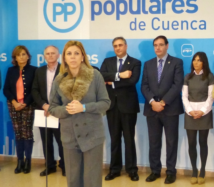 Cospedal exige al PSOE y a Podemos que “no dejen en quiebra” otra vez el Consorcio Ciudad de Cuenca