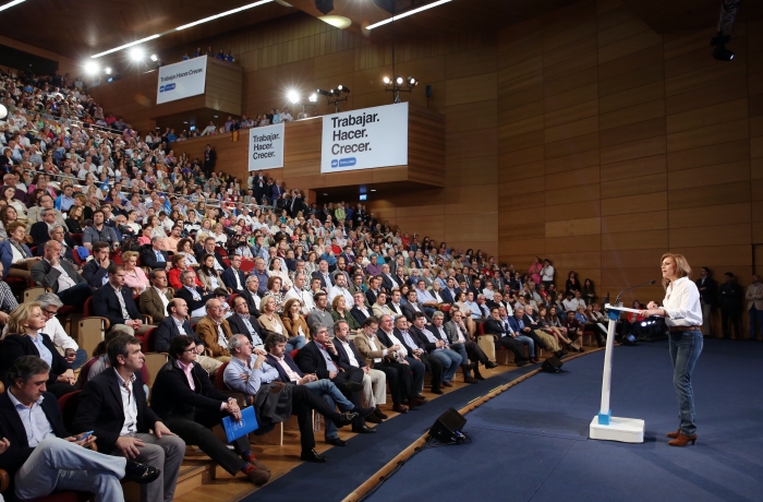 El PP de Cuenca arropa a Cospedal en el acto de presentación de su candidatura a la reelección como presidenta de Castilla-La Mancha