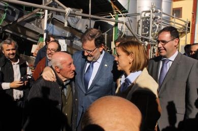 Rajoy y Cospedal clausuran en el Parador de Cuenca el acto 'El PP con tu pueblo; sí a las Diputaciones'