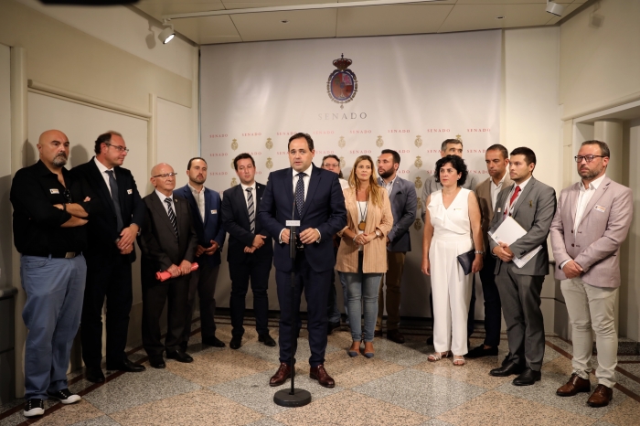 Paco Núñez traslada en el Senado el apoyo del Partido Popular a colectivos festeros y Ayuntamientos en defensa del uso de la pólvora como elemento festivo 