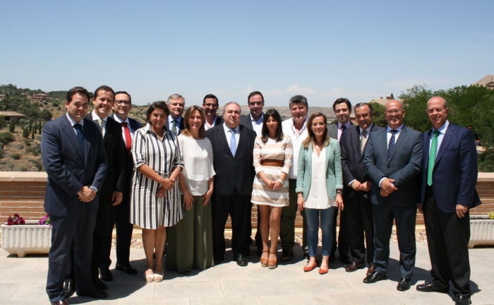 Tirado se reúne con los presidentes provinicales, secretarios generales y coordinadores del PP de Castilla-La Mancha